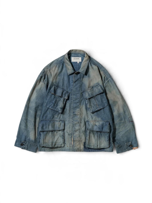 【ANACHRONORM - アナクロノーム】CHAMBRAY REMAKED FATIGUE JACKET / INDIGO (ジャケット/インディゴ)