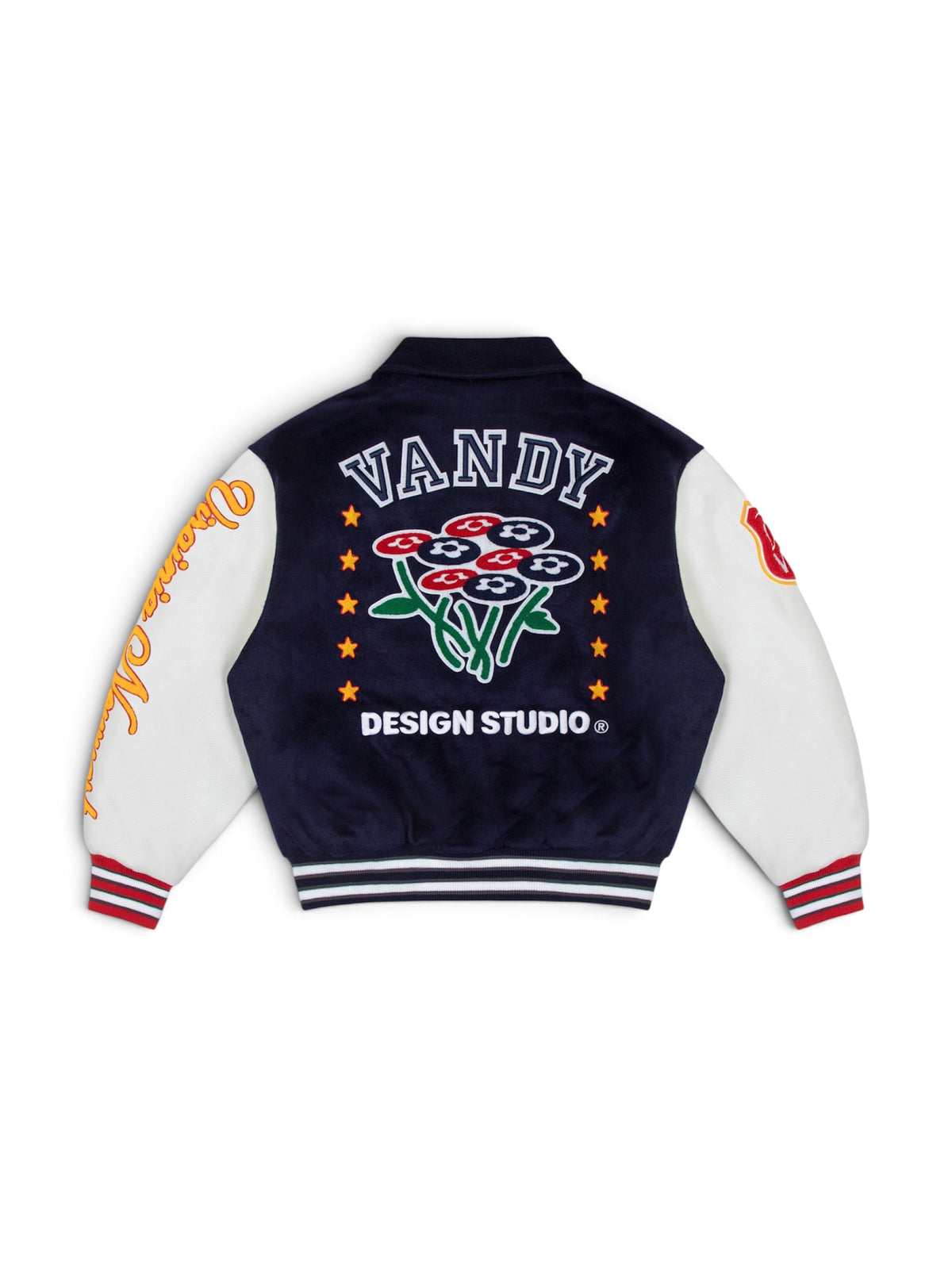 【VANDY THE PINK - ヴァンディー・ザ・ピンク】VARSITY JACKET 10 YEAR ANNIVERSARY / NAVY (ジャケット/ネイビー)