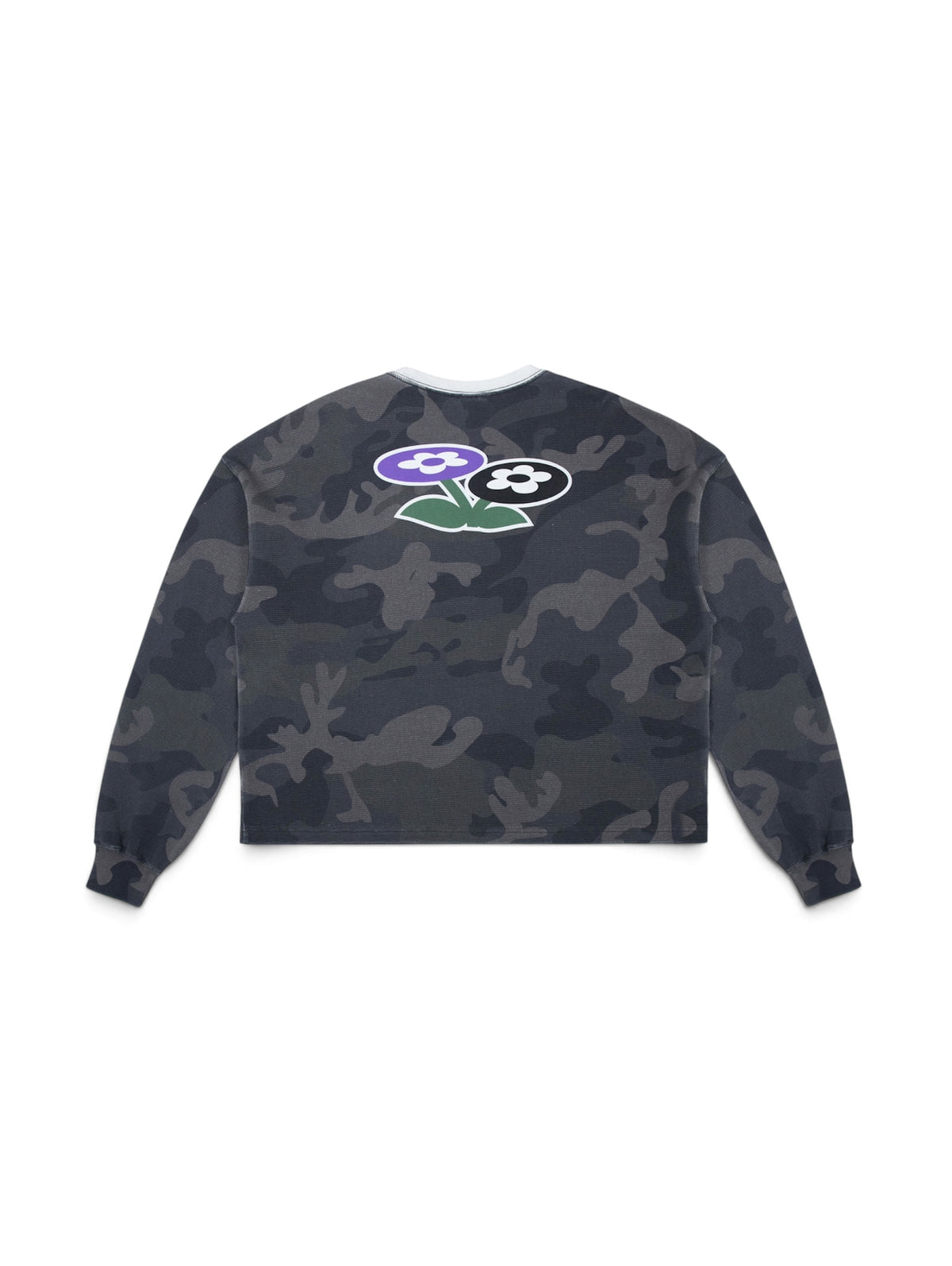 【VANDY THE PINK - ヴァンディー・ザ・ピンク】BLACK CAMO THERMAL LS / BLACK CAMO (Tシャツ/ブラックカモ)