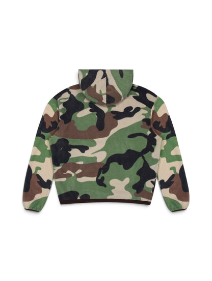 【VANDY THE PINK - ヴァンディー・ザ・ピンク】EYE LOGO SNAP FLEECE / CAMO (パーカー/カモ)