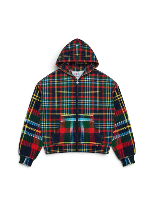 【VANDY THE PINK - ヴァンディー・ザ・ピンク】PLAID HOODIE / MULTI (パーカー/マルチ)