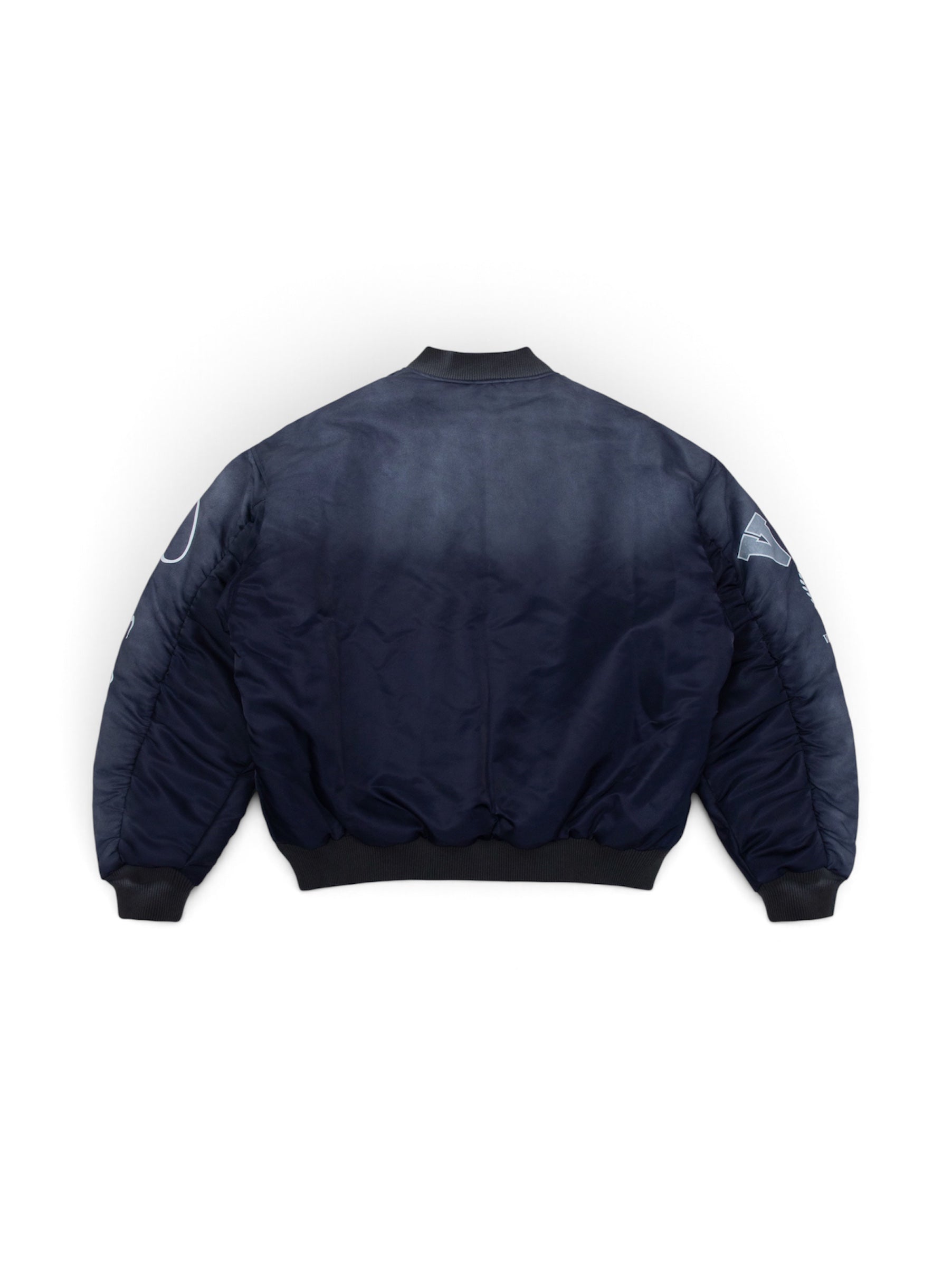 vandy the pink ボンバーナイロンジャケット　襟レザー VANDY THE PINK - ヴァンディー・ザ・ピンク】REVERSIBLE BOMBER