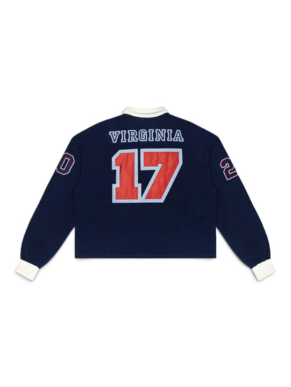 【VANDY THE PINK - ヴァンディー・ザ・ピンク】WASHED SOLID RUGBY / NAVY (Tシャツ/ネイビー)