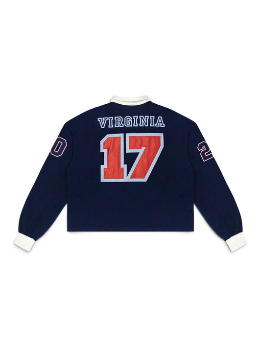 【VANDY THE PINK - ヴァンディー・ザ・ピンク】WASHED SOLID RUGBY / NAVY (Tシャツ/ネイビー)