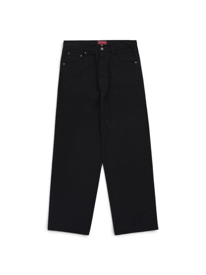【PLEASURES - プレジャーズ】TEAR FORMULA BAGGY JEANS / BLACK (パンツ/ブラック)