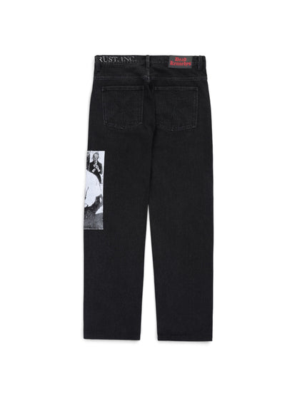 【PLEASURES - プレジャーズ】DIY STRAIGHT LEG PANTS / BLACK (パンツ/ブラック)