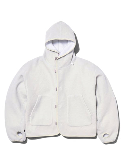 【GOLD WIN 0 - ゴールドウィンゼロ】WOOL FLEECE HOODIE / Natural Gray (フーディー/ナチュラルグレー)
