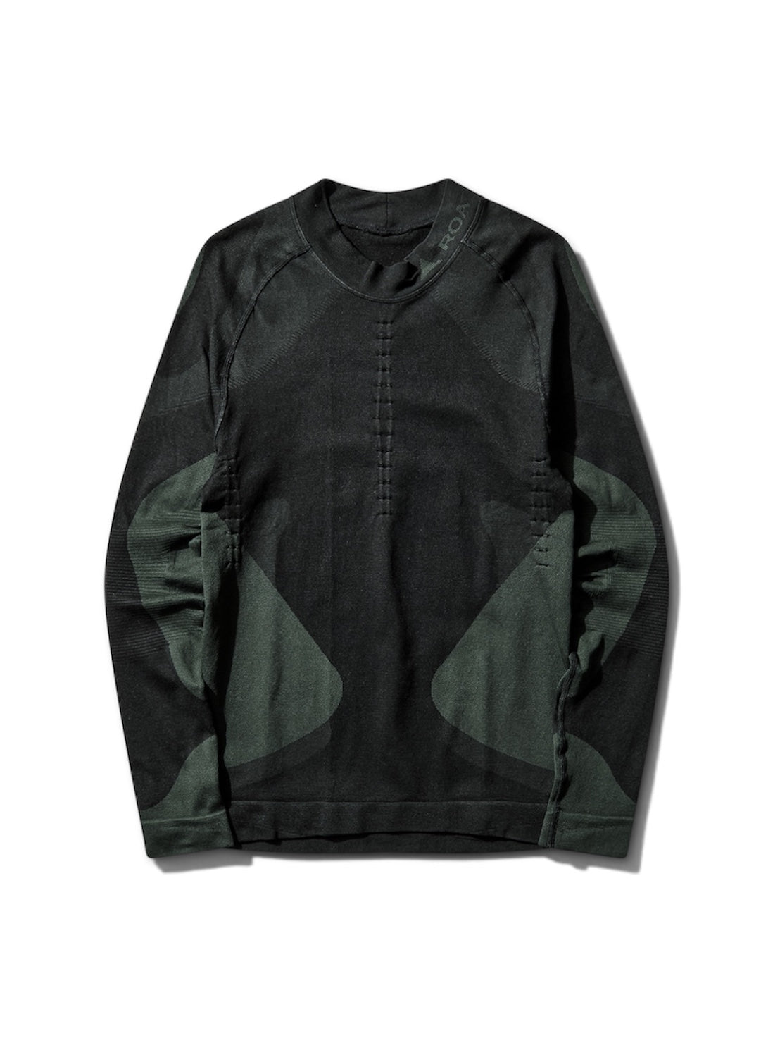 【ROA- ロア】Daze Compression Seamless Long Sleeve  / Black (ロングスリーブTシャツ/ブラック)