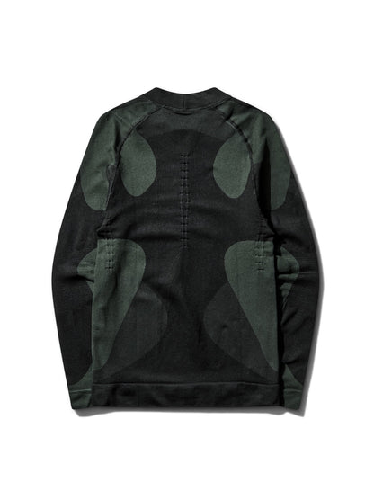 【ROA- ロア】Daze Compression Seamless Long Sleeve  / Black (ロングスリーブTシャツ/ブラック)