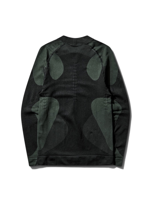 【ROA- ロア】Daze Compression Seamless Long Sleeve  / Black (ロングスリーブTシャツ/ブラック)