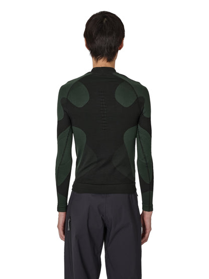 【ROA- ロア】Daze Compression Seamless Long Sleeve  / Black (ロングスリーブTシャツ/ブラック)