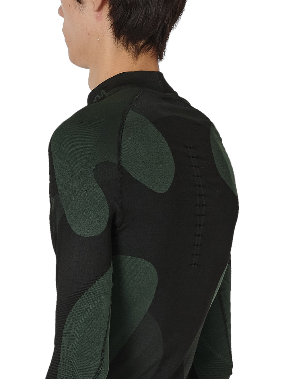 【ROA- ロア】Daze Compression Seamless Long Sleeve  / Black (ロングスリーブTシャツ/ブラック)
