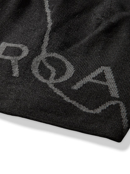 【ROA- ロア】 Logo Wool Beanie / Black (ビーニー/ブラック)