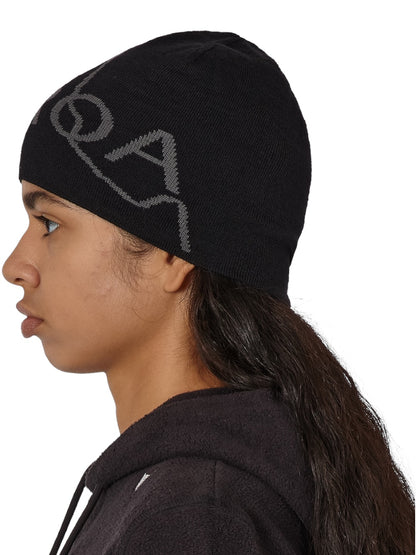 【ROA- ロア】 Logo Wool Beanie / Black (ビーニー/ブラック)