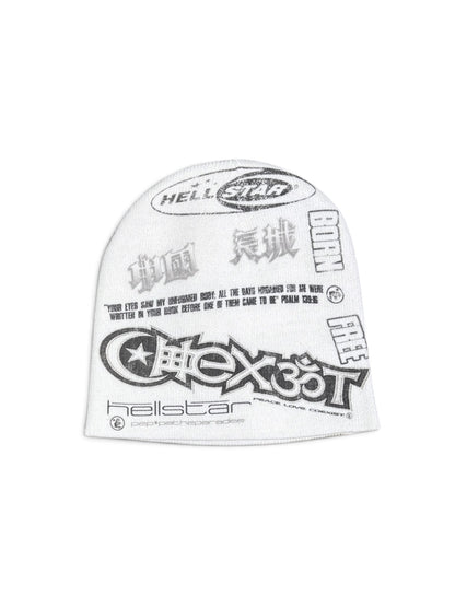 【HELLSTAR - ヘルスター】FEATUS BEANIE / WHITE (ビーニー/ホワイト)