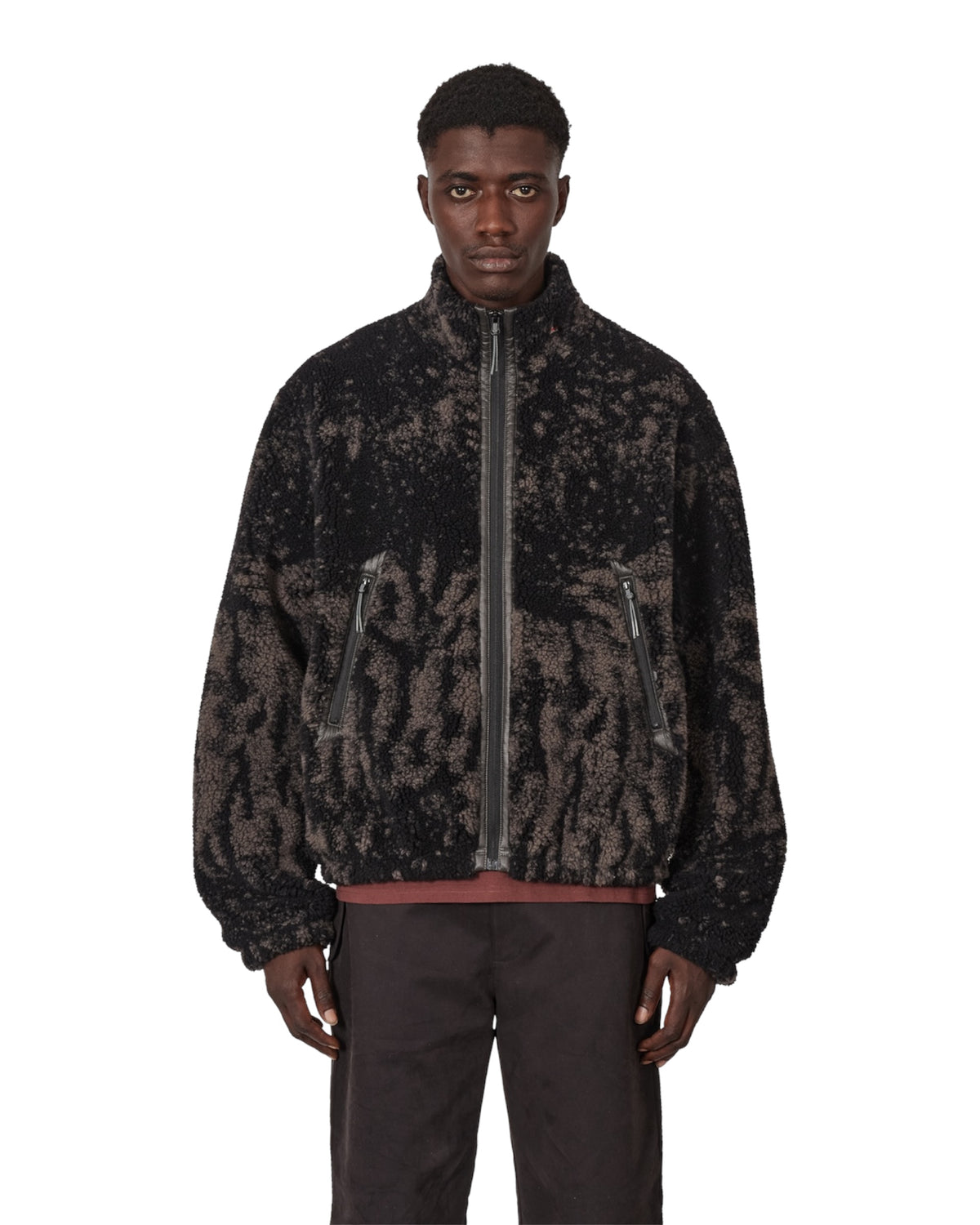 【ROA- ロア】Ewe Furry Jacket  / Fuzzy Dark Brown (フリースジャケット/ファジーダークブラウン)