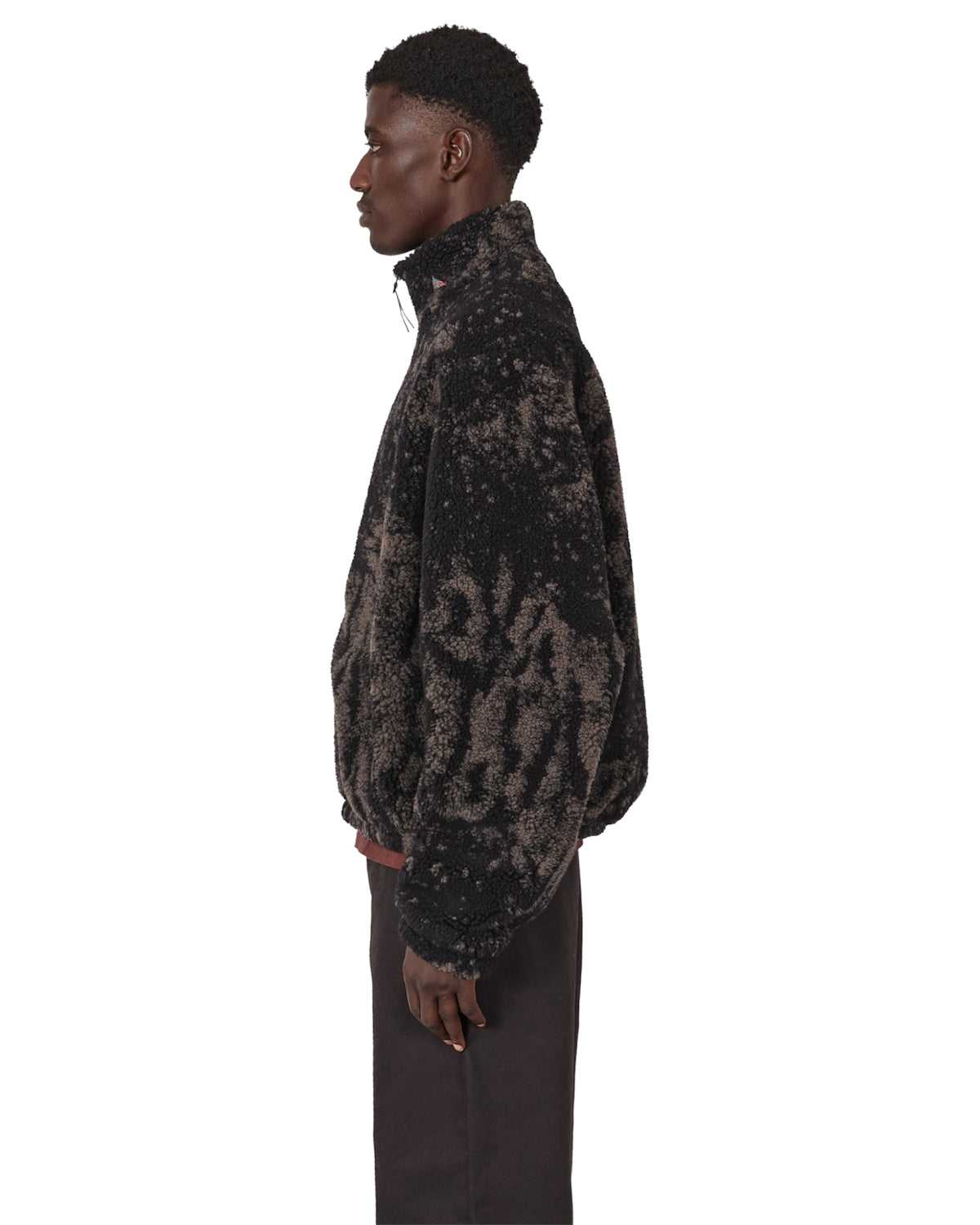 【ROA- ロア】Ewe Furry Jacket  / Fuzzy Dark Brown (フリースジャケット/ファジーダークブラウン)