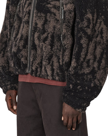 【ROA- ロア】Ewe Furry Jacket  / Fuzzy Dark Brown (フリースジャケット/ファジーダークブラウン)