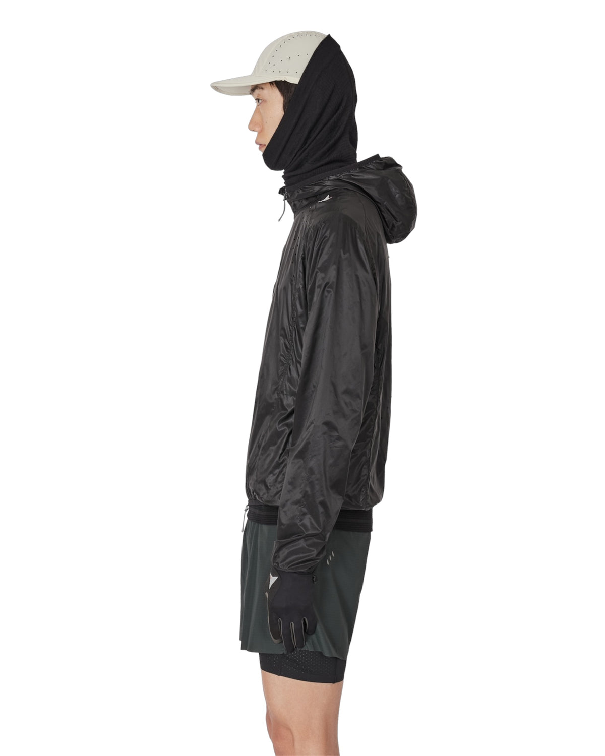 【ROA- ロア】Hue Packable Wind Jacket  / Black (ナイロンジャケット/ブラック)