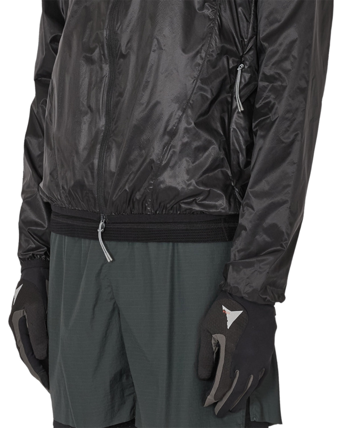 【ROA- ロア】Hue Packable Wind Jacket  / Black (ナイロンジャケット/ブラック)