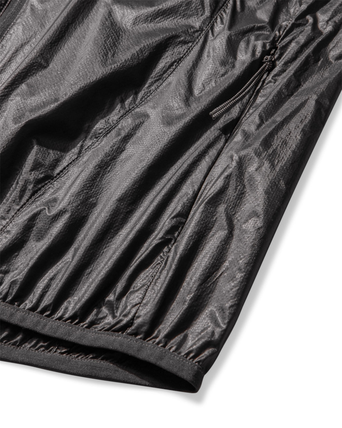 【ROA- ロア】Hue Packable Wind Jacket  / Black (ナイロンジャケット/ブラック)