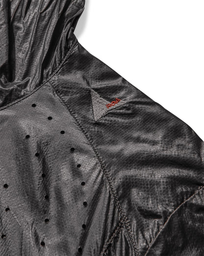 【ROA- ロア】Hue Packable Wind Jacket  / Black (ナイロンジャケット/ブラック)