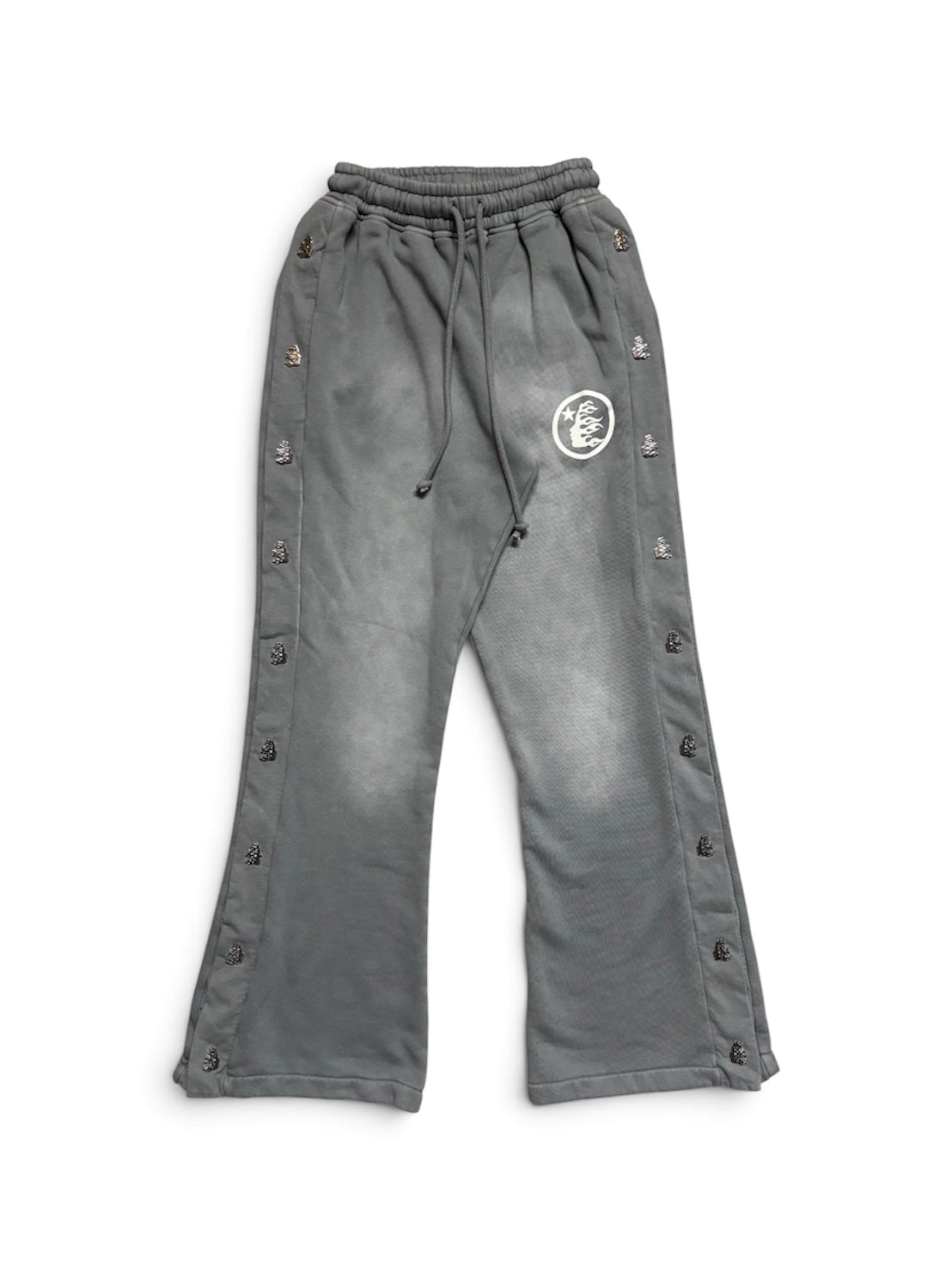 【HELLSTAR - ヘルスター】MIRROR FACE SWEATPANTS / GREY (パンツ/グレー)