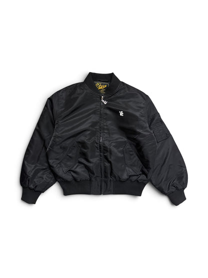 【HELLSTAR - ヘルスター】CORE LOGO BOMBER JACKET / BLACK (ジャケット/ブラック)