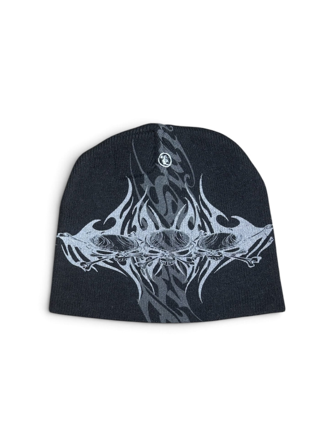 【HELLSTAR - ヘルスター】TRIBAL SKULLZ 2 BEANIE / BLACK (ビーニー/ブラック)