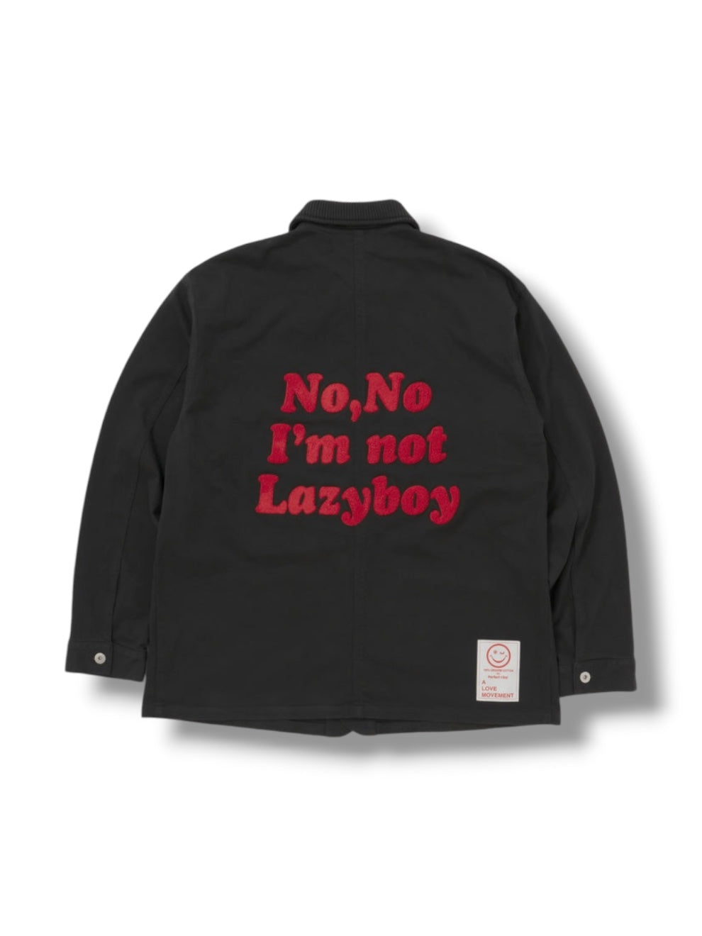 【Perfect ribs®×A LOVE MOVEMENT】"I'M NOT LAZY" Basic New Chore Coat / Black(チョアコート/ブラック)
