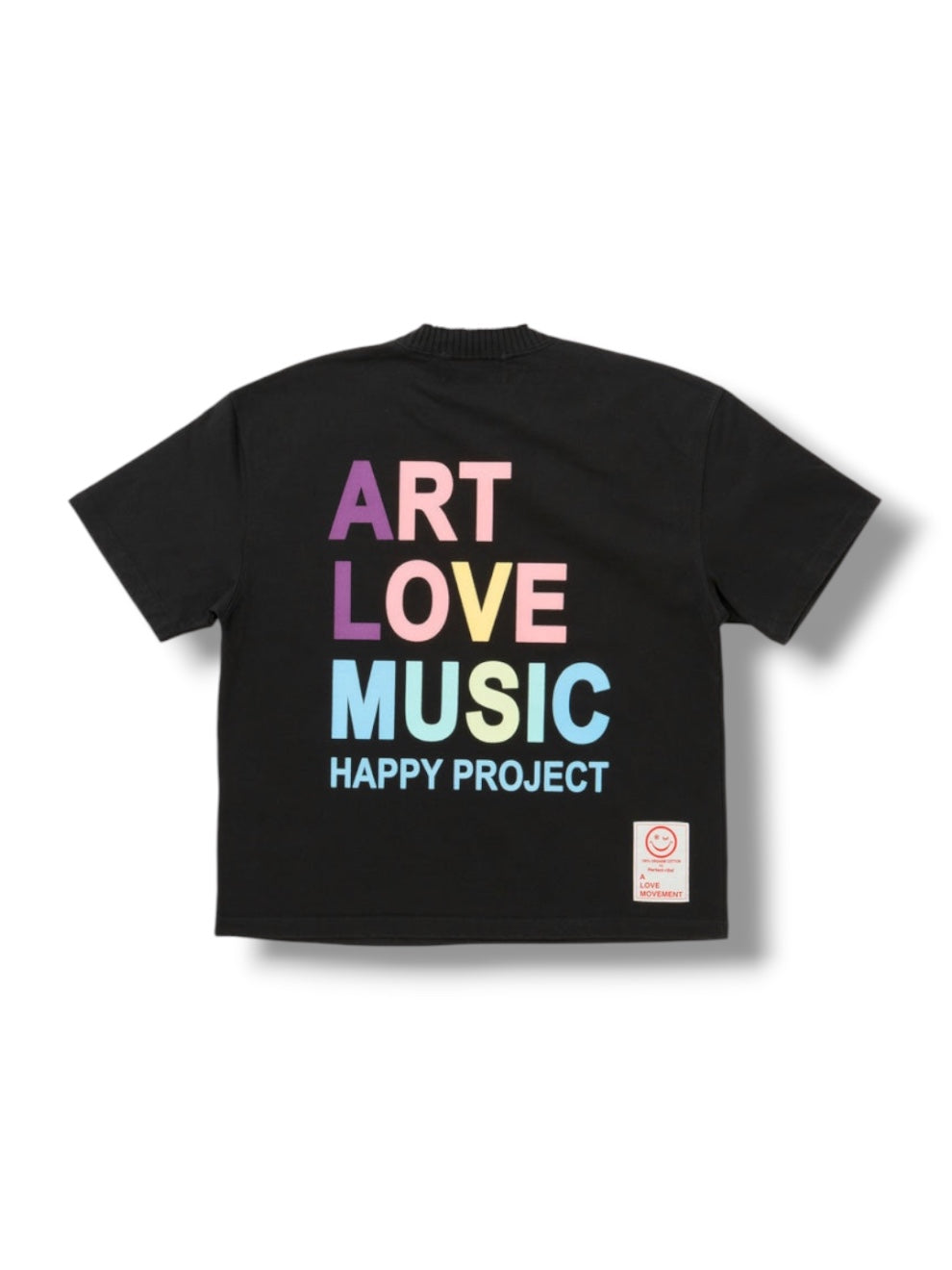 【Perfect ribs®×A LOVE MOVEMENT】"ART LOVE MUSIC" Basic Short Sleeve T Shirts / Black(Tシャツ/ブラック)
