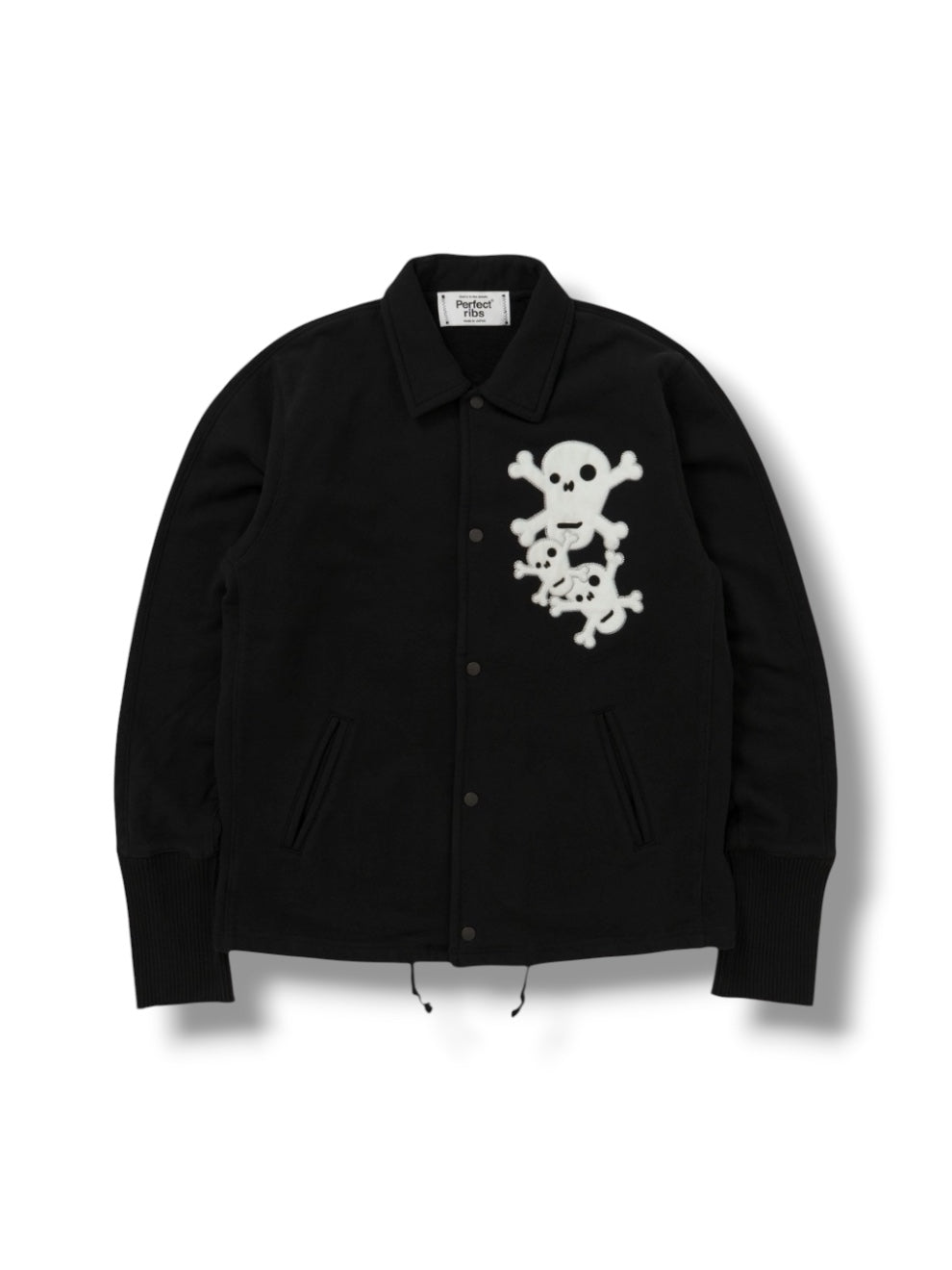 【Perfect ribs® × HAROSHI】Basic Coach Jacket  (ジャケット/ブラック)