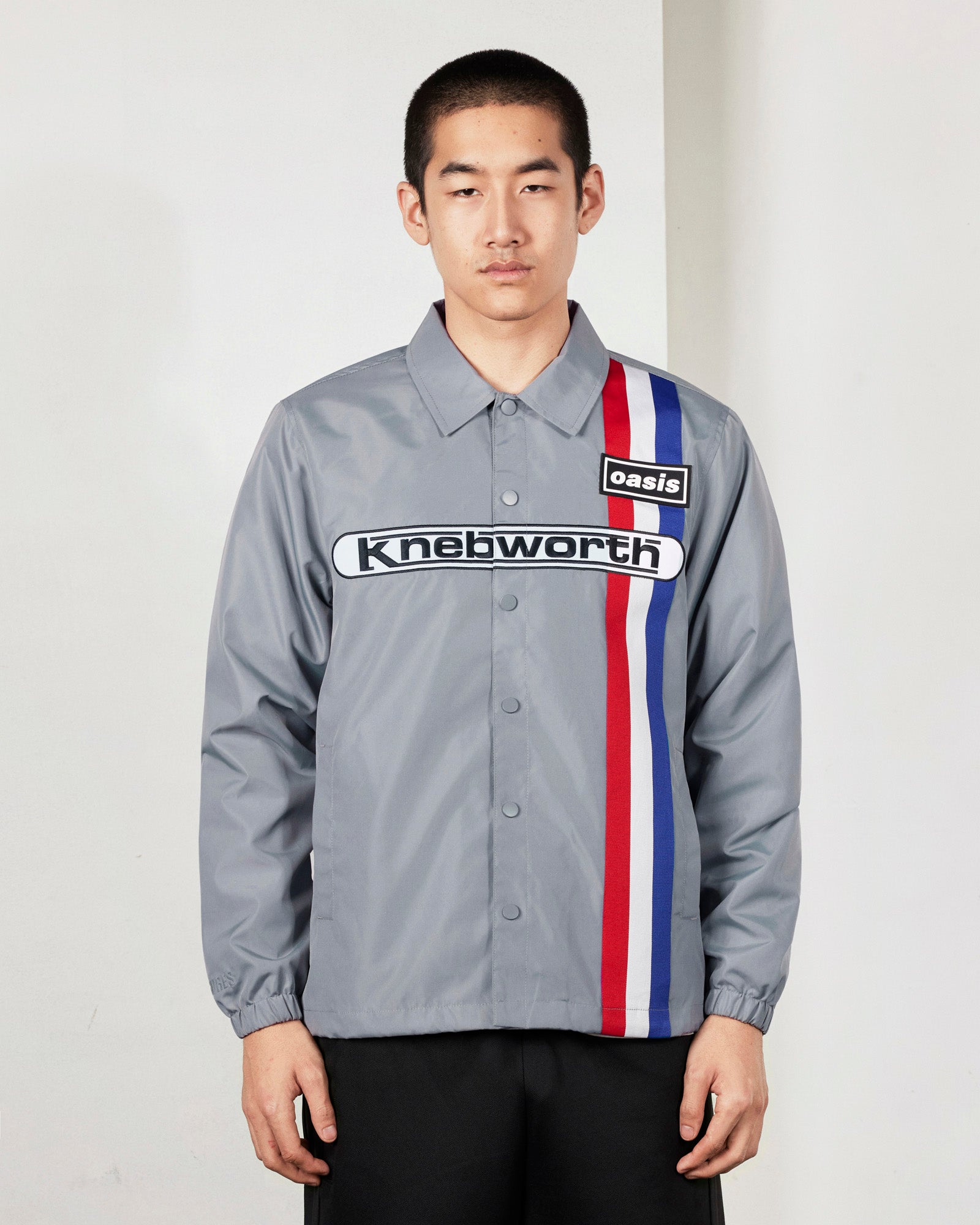 PLEASURES - プレジャーズ】SUPERSONIC COACH JACKET / STEEL (コーチ