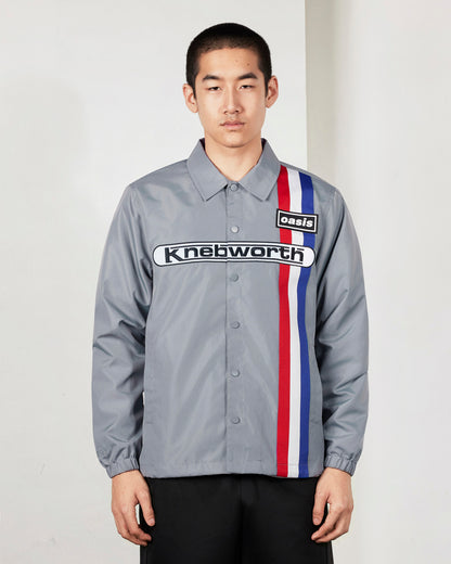 【PLEASURES - プレジャーズ】SUPERSONIC COACH JACKET / STEEL (コーチジャケット/スチール)