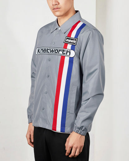 【PLEASURES - プレジャーズ】SUPERSONIC COACH JACKET / STEEL (コーチジャケット/スチール)