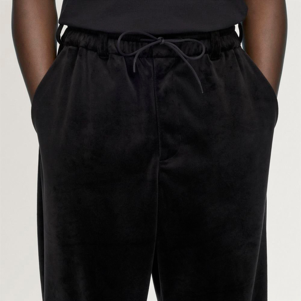 【Y-3 -ワイスリー】Y-3 VELVET CORDUROY TRACK PANTS/ BLACK(パンツ/ブラック)