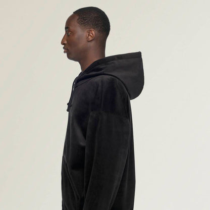 【Y-3 -ワイスリー】Y-3 VELVET CORDUROY ZIP HOODIE/ BLACK (トラックジャケット/ブラック)