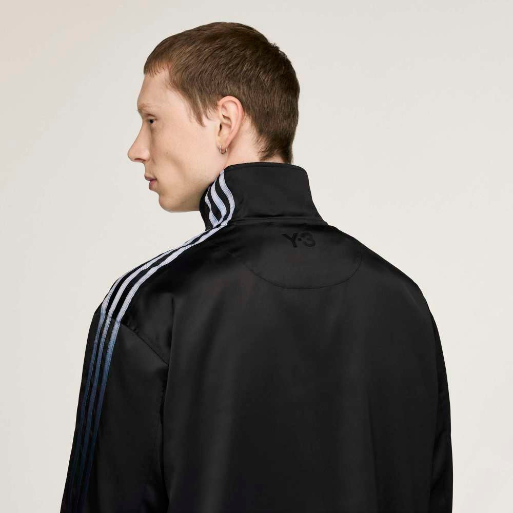 Y-3 -ワイスリー】Y-3 SATIN GRADIENT 3 STRIPES TRACK TOP/ BLACK