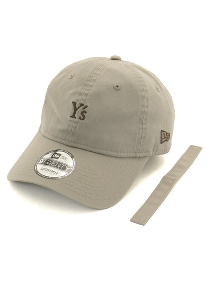 【Y's - ワイズ】Y's × New Era 9TWENTY Y's LOGO CAP / BEIGE (キャップ/ベージュ)