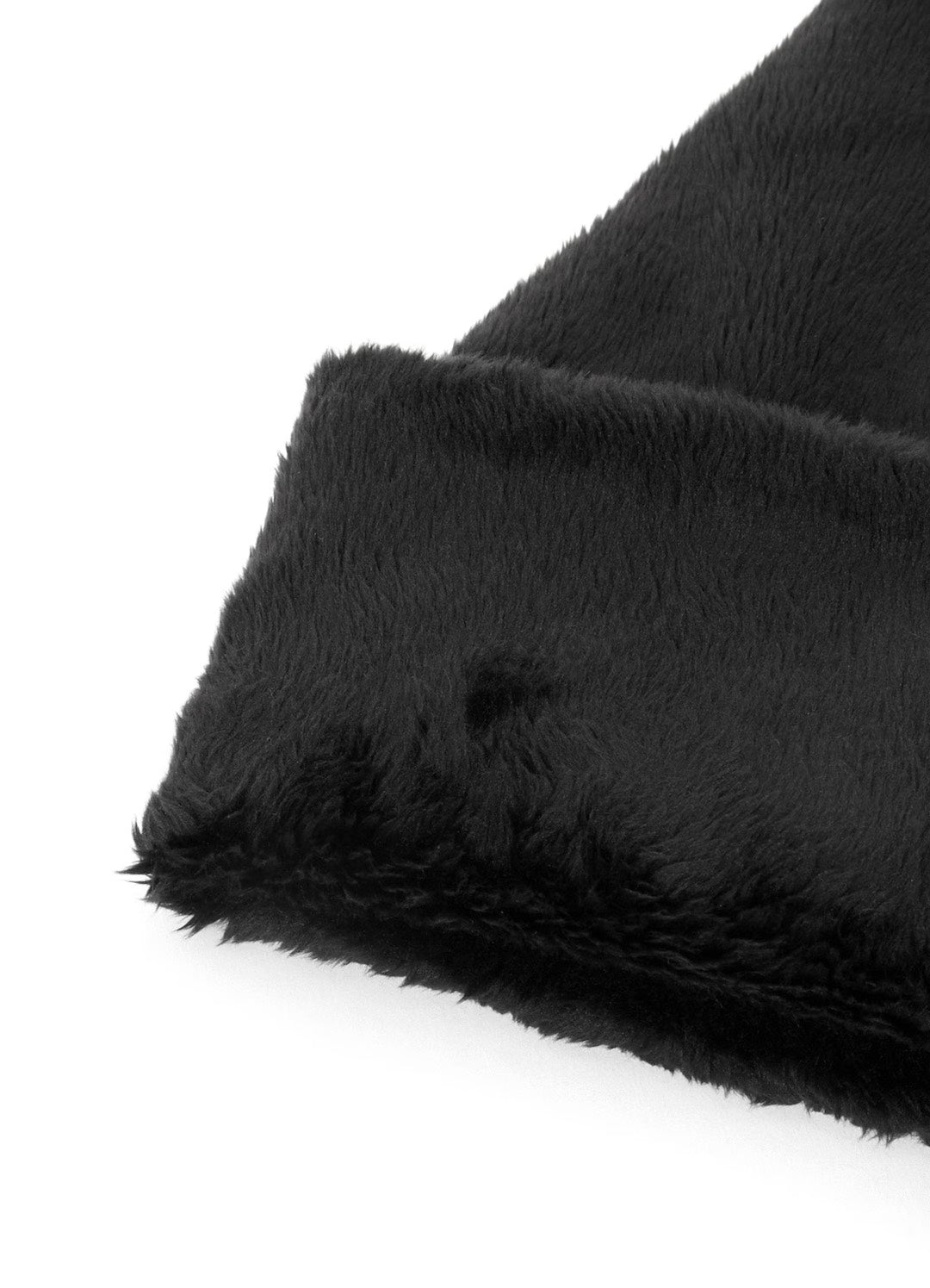 【Y's - ワイズ】Y's × New Era MICRO FUR CUFF KNIT / BLACK (ビーニー/ブラック)