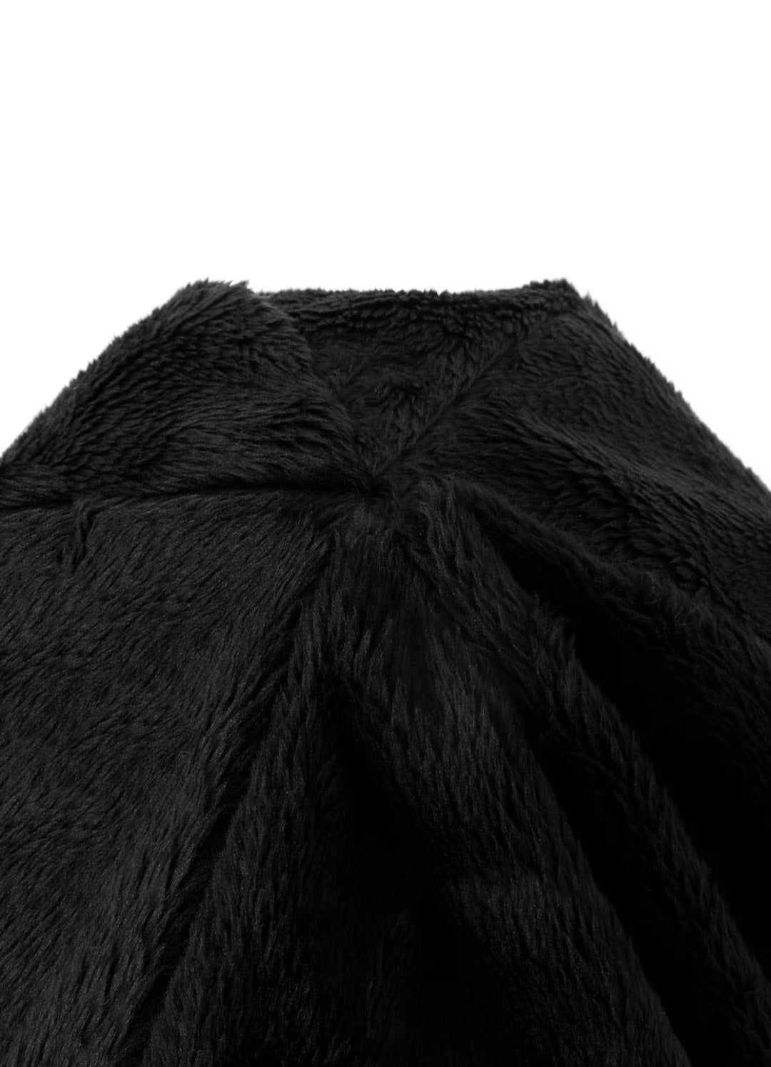 【Y's - ワイズ】Y's × New Era MICRO FUR CUFF KNIT / BLACK (ビーニー/ブラック)
