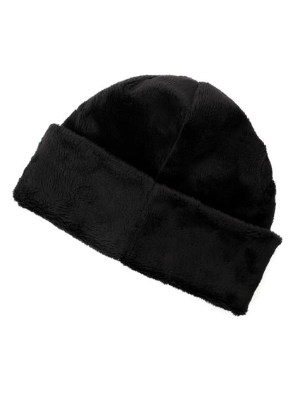 【Y's - ワイズ】Y's × New Era MICRO FUR CUFF KNIT / BLACK (ビーニー/ブラック)