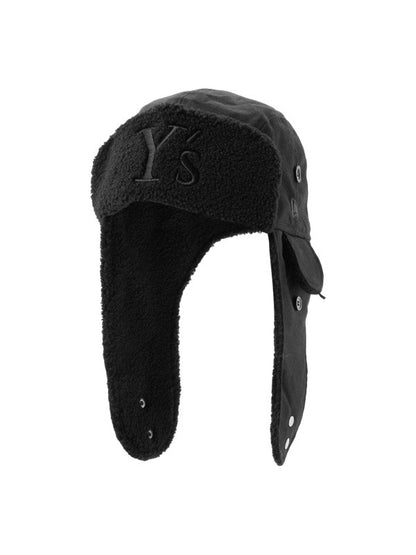 【Y's - ワイズ】Y's × New Era TRAPPER / BLACK (キャップ/ブラック)