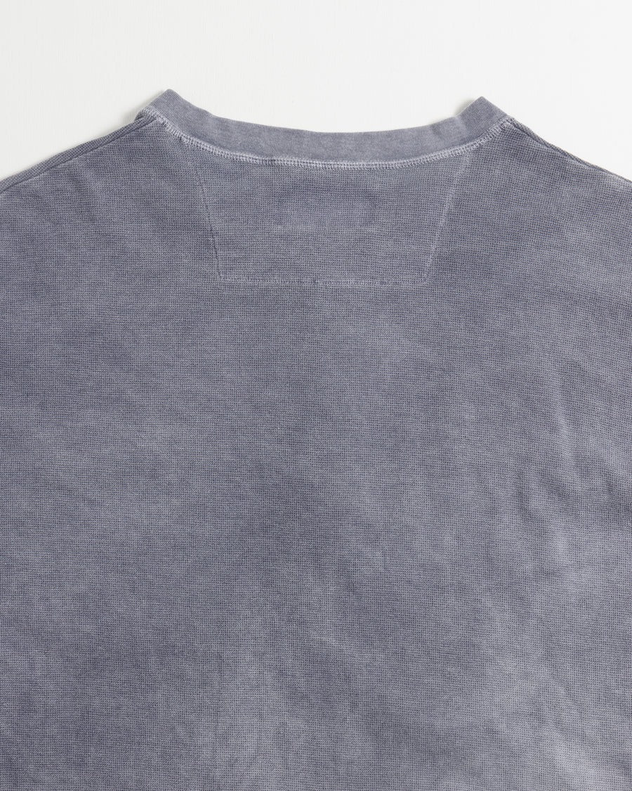 【ANACHRONORM - アナクロノーム】  PIGMENT THERMAL HENLEY NECK L/S T-SHIRTS / DUSTY PURPULE (Tシャツ/ダスティーパープル)