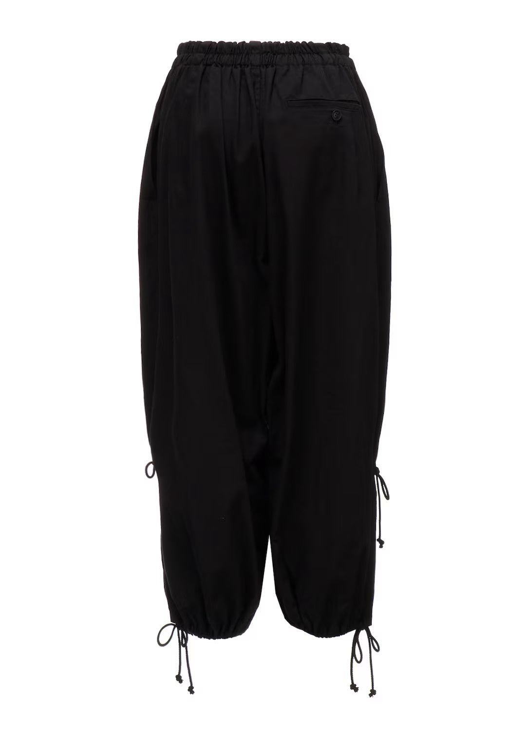 【Y's - ワイズ】Y's BORN PRODUCT DOUBLE GATHER PANTS/ BLACK (パンツ/ブラック)