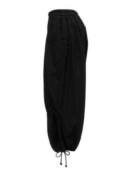【Y's - ワイズ】Y's BORN PRODUCT DOUBLE GATHER PANTS/ BLACK (パンツ/ブラック)
