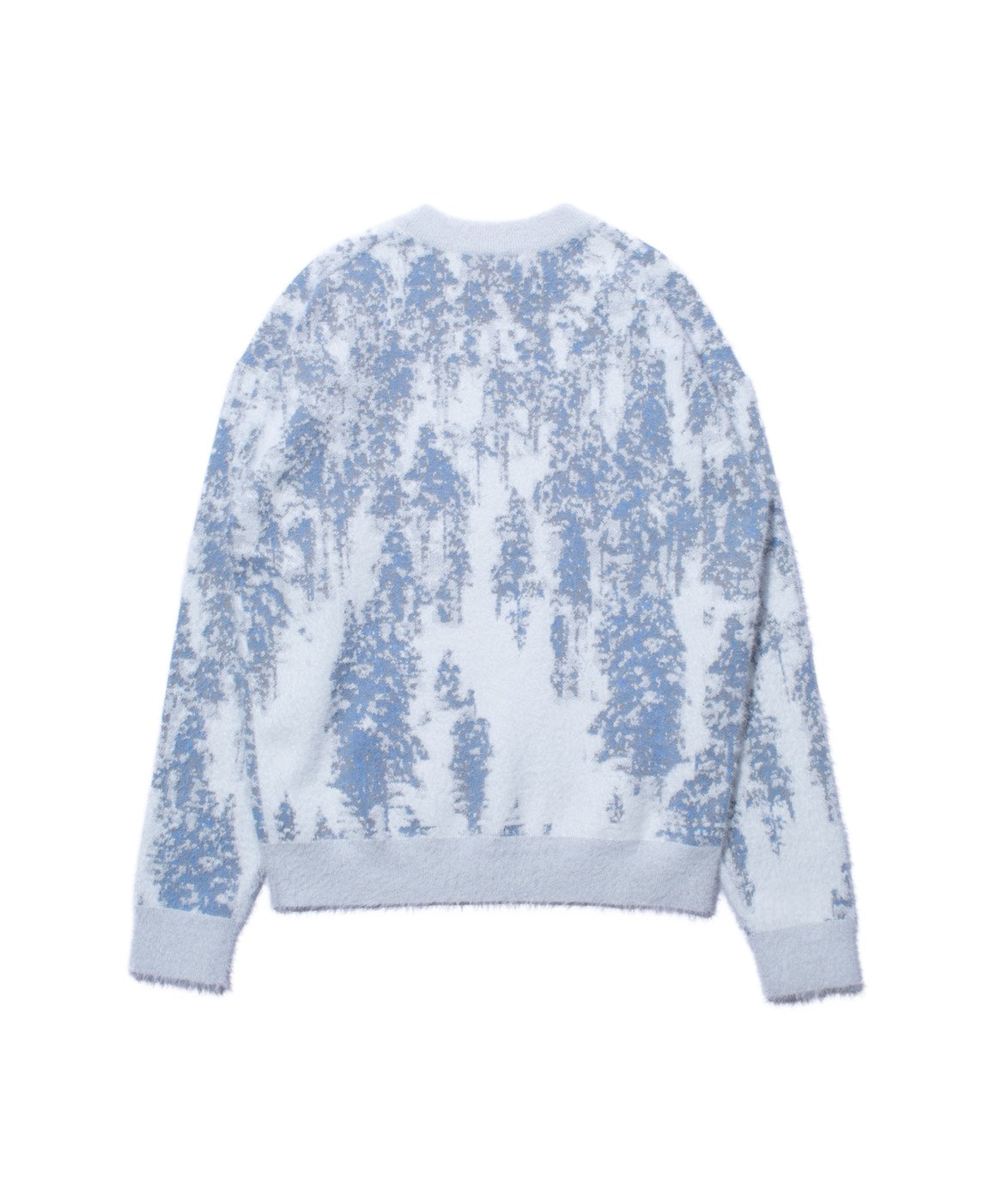 【F/CE.- エフシーイー】FINNISH LANDSCAPE SOLOTEX KNIT – FOREST / WHITE×BLUE (ニット/ホワイト×ブルー)