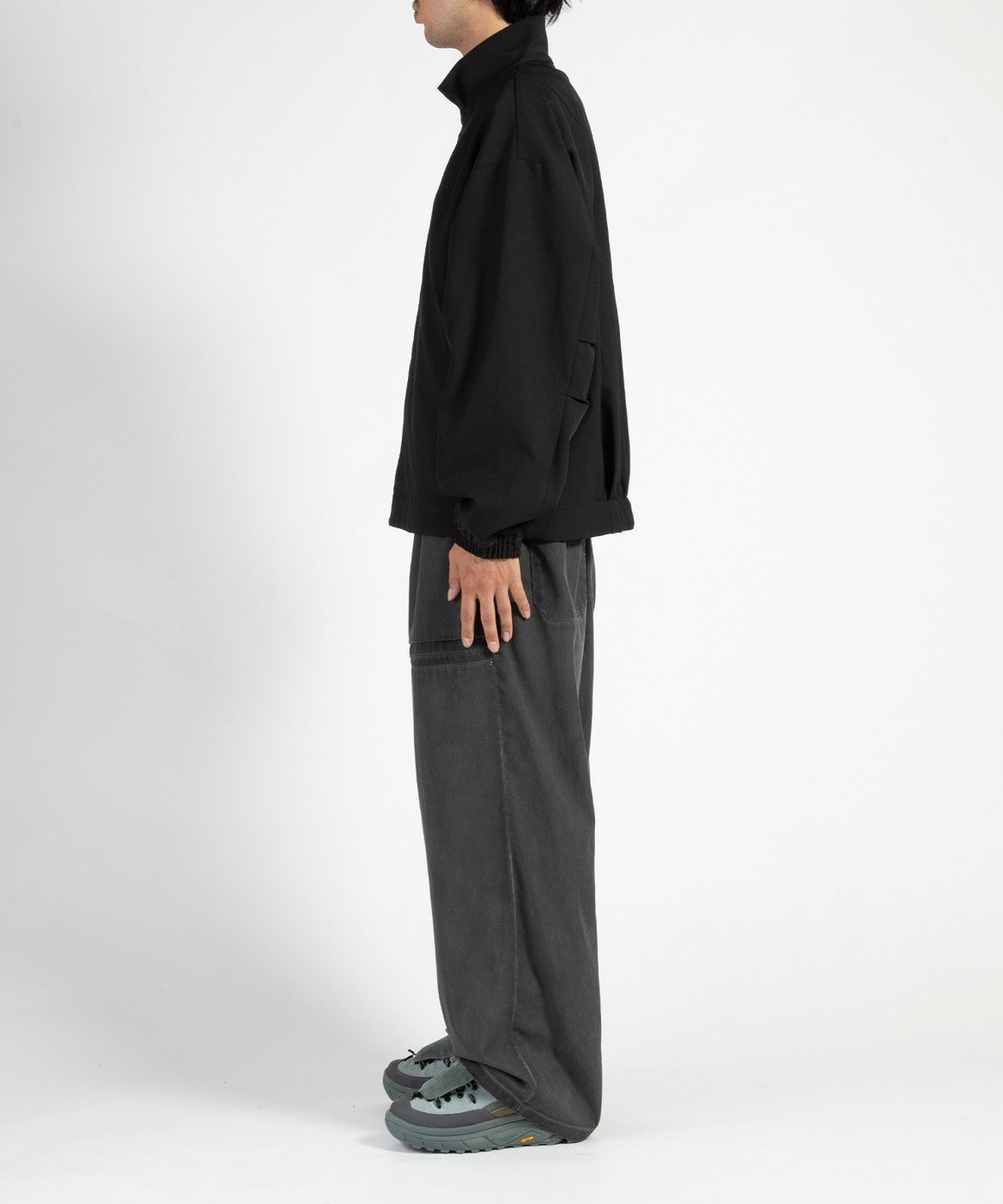 【F/CE.- エフシーイー】 GARMENT DYE WORK TROUSER / Charcoal (パンツ/チャコール)