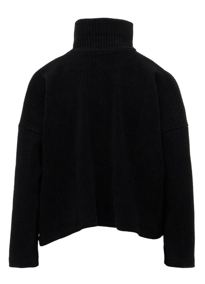 【Y's - ワイズ】WIDE CORDUROY SHORT CARDIGAN / BLACK (カーディガン/ブラック)