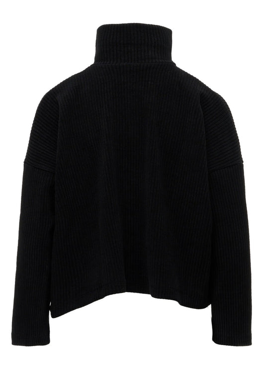 【Y's - ワイズ】WIDE CORDUROY SHORT CARDIGAN / BLACK (カーディガン/ブラック)